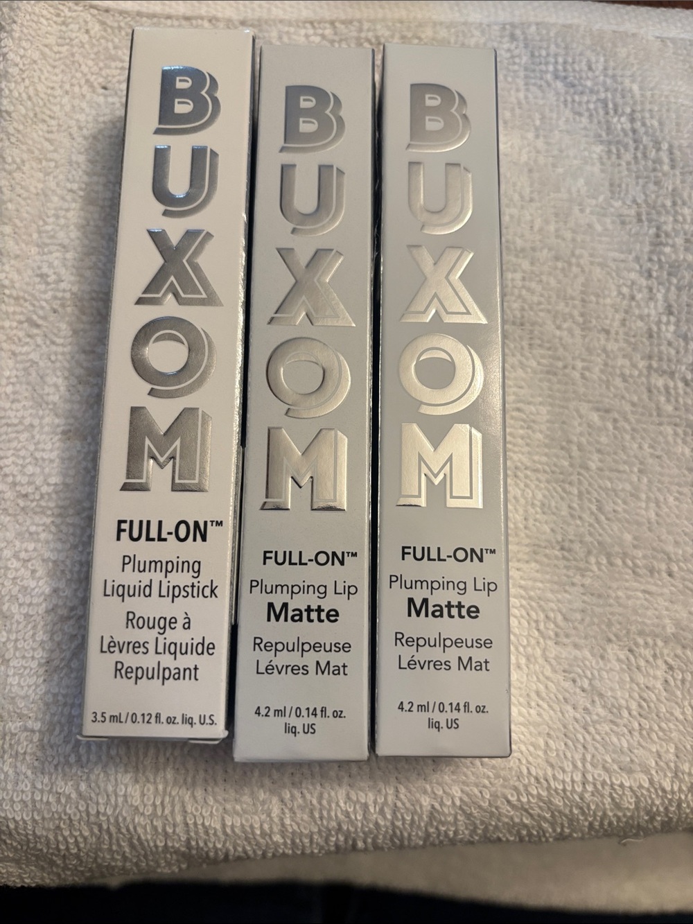 Buxom Full-On Plumping Lip Mate  in Silver Packaging